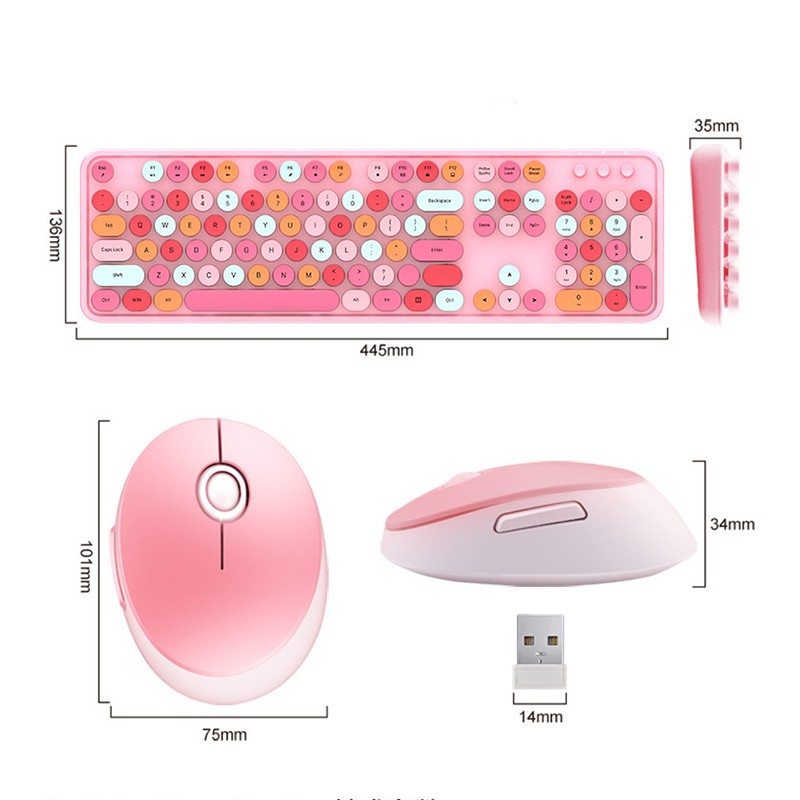 2.4g Desktop Notebook Home Keyboard At Mouse Set