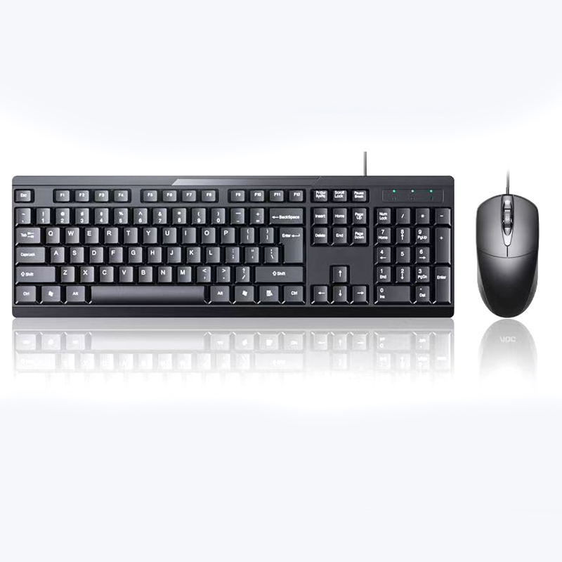 Office Wired na Keyboard At Mouse